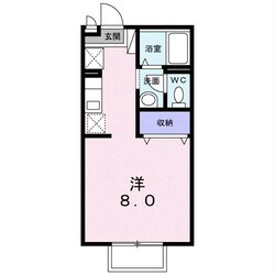 上富岡 徒歩6分 2階の物件間取画像